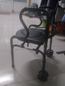 康际老人助行器骨折康复走路辅助器手扶助步器防摔助力行走器8214H 09 加厚主架+双排轮+皮革软坐便 实拍图