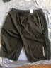 雅鹿冰丝七分裤男夏季男装男士运动速干短裤夏天宽松大码沙滩裤大裤衩 黑色 4XL 【建议体重160-180斤】 实拍图