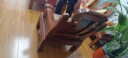 木中央 红木家具 非洲花梨(学名 刺猬紫檀)沙发组合 中式全实木中小户型客厅套装 如意象头雕花 三+双+单+2角+大茶几+2凳(八件) 实拍图