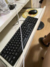 罗技（Logitech）MK120 键鼠套装 有线键鼠套装 办公键鼠套装 电脑键盘 USB即插即用 全尺寸 黑色 实拍图
