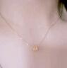 中国黄金（CHINA GOLD）黄金吊坠女新款足金小蛮腰项链挂坠老婆情人节生日礼物送女朋友 【送女友】小蛮腰吊坠 约0.2g【赠银链】 实拍图