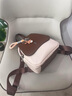 viney牛皮双肩包女初中高中大学生书包休闲轻便旅游旅行背包高级感休闲 米白配啡 通勤电脑包减负减重轻奢 实拍图