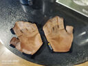伊登牛皮健身手套半指防滑单杠护掌男防起茧引体向上撸铁半掌指套 （升级款）深棕色 L码（手掌宽度9-10.5cm） 实拍图