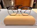蔡司（ZEISS）镜片近视眼镜框男半框防蓝光辐射可配带散光度数眼睛女钛合金镜架 升级钛材 黑银 配colorein镜片1.60超薄 0-800 实拍图