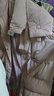鸭鸭（YAYA）羽绒服女中长款2025年冬季新款气质百搭连帽宽松收腰显瘦极寒外套 粉色 S 实拍图