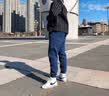 真维斯（Jeanswest）2026休闲裤男秋冬季新款宽松束脚哈伦裤潮流百搭舒适运动卫长裤子 668藏青 2XL 实拍图