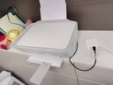 惠普（HP） 2332彩色打印机家用家庭办公复印扫描一体机喷墨手机无线连接小型照片学生打卷子作业A4 2332+小白盒【手机无线+远程打印+USB连接】 套餐三(黑+彩可加墨墨盒+黑彩墨水8瓶） 实拍图