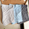嫚熙（EMXEE）一次性内裤冰丝灭菌短裤平角大码旅行免洗出差男式 9条装(极地冰丝5A抗菌款) XL 实拍图