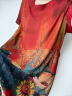 KMZOE中年妈妈夏装2024新款气质裙子大码中老年女装夏季洋气雪纺连衣裙 红色 2XL （建议110-125斤）礼盒包装 晒单实拍图