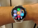 HUAWEI WATCH 5 42mm基础款不锈钢表壳金星白素皮复合表带watch5首创X-TAP智感窗鸿蒙腕上小艺eSIM通信 实拍图