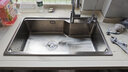 九牧（JOMOO） 厨房水槽套装不锈钢加厚洗菜盆一体盆水池盆消音防凝露洗碗槽 单槽B款 750x450【含经典龙头】 实拍图