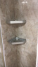 卡贝（cobbe）浴室毛巾架壁挂式免打孔卫生间太空铝挂件浴巾架厕所置物架洗手间 实拍图