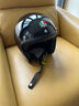 AGV X70头盔摩托车机车复古男女骑行3/4盔四季通用电动车安全帽 BLACK L（适合58-59头围） 实拍图