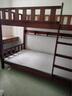 林伊木泽上下床实木儿童床加厚高低床成人上下铺男孩女孩床卧室子母床 全新升级咖色床+书架+床垫*2 110cmx190cm 实拍图