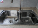 华帝（VATTI）水槽洗菜盘一体盘双槽 水槽厨房水池盘洗碗槽洗菜池 不锈钢双水槽 （78*43）双槽+U型冷热龙头 实拍图