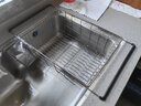 慕质（MUZHI）沥水篮水槽沥水架厨房洗菜盆304不锈钢伸缩过滤网洗碗水池置物架 筷笼+【加深15cm】40*30带卡槽 实拍图