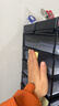 得力(deli)三层横板金属文件座 办公桌文件架置物架 文件托盘 桌面文件框收纳架 PB263黑 实拍图