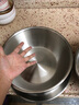 凌丰304不锈钢汤盆加厚加深汤碗洗菜盆和面盆沙拉盆调料盆 菜碟-内径30cm 实拍图