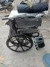 长寿泉 轮椅折叠老人轻便旅行手推车带坐便器可全躺老年人家用医用代步 升级加厚坐垫【护理推荐】CSQ-L54A 实心轮 实拍图