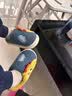幸福玛丽（Cheerful Mario）儿童棉拖鞋男孩冬季男童毛毛鞋女童秋冬宝宝毛拖鞋藏青色内长21cm 实拍图