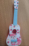 颂尼尤克里里儿童吉他玩具初学者早教启蒙男孩女孩乐器宝宝生日礼物 42cm小狐狸-樱花粉尤克里里 实拍图