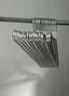 第6金（DEMETAL）不锈钢衣架304晾衣架加粗衣服架挂钩晒衣架防风内衣服挂架子衣撑 42cm成人通用款（304不锈钢） 50个装 实拍图