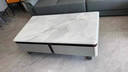 百裕达2025极简烤漆岩板茶几电视柜轻奢客厅落地灰色现代简约小户型茶几 1.2米茶几 岩板台面【6mm】 实拍图