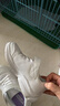 Skechers斯凯奇童鞋女童运动鞋大童儿童小白鞋魔术贴休闲跑步鞋303522L 实拍图