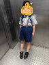罗蒙六一儿童演出服背带套装男童衬衣夏款休闲 蓝色短款背带套装 130 晒单实拍图