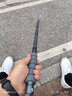 汉道户外棍棒折叠登山杖多功能工具辅助登山露营装备 灰色 实拍图