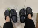 CROCS卡骆驰贝雅儿童洞洞鞋户外包头童鞋沙滩鞋凉鞋拖鞋/207013/207012 黑色-001 34 (205mm) 实拍图