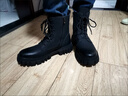 XO马丁靴男真皮牛皮2025秋冬靴子男士高帮男靴厚底鞋子男工装靴男鞋 黑色【镇店款-颜值实力派】A3901 41 实拍图