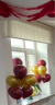 新新精艺生日装饰气球浪漫告白场景布置气球桌飘地飘装饰LED灯宝石红气球 实拍图