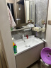 顾家家居（KUKA）浴室柜陶瓷一体盆卫浴洗脸手盆柜组合卫生间洗漱台奶油风G-06217 90智能|奶油风|美妆镜中灯 实拍图
