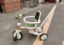 乐卡（Lecoco）儿童多功能三轮车宝宝脚踏车平衡车轻便遛娃神器 沃克S3max -流金绿 24款 实拍图