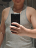 【工字透气】夏季男士背心打底透气工字背心男款休闲 灰色 3XL (135-150斤) 实拍图