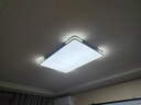 仕匠客厅大灯现代简约大气新款超薄led吸顶灯家用大厅灯具中山卧室灯 全光谱-长90*60cm三色变光96W 实拍图