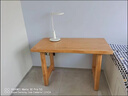 讲故事实木书桌简约台式电脑桌大板书法桌椅组合办公桌家用写字学习桌 120*60*75板厚5CM 实拍图