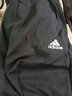 阿迪达斯（adidas）男裤子25夏新款运动裤跑步训练健身卫裤棉质透气宽松休闲舒适长裤 经典黑/针织柔软【主推款】 L 【175-180cm/150-160斤】 实拍图