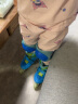 美洲狮（COUGAR）溜冰鞋儿童套装 可调轮滑鞋MZS885蓝色S码 实拍图