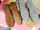 脚先生冬季儿童保暖鞋垫男童女童小孩专用羊毛加绒加厚纯棉透气吸汗防臭 3双】混色兔感热绒-除臭竹炭底 30码 长约20cm 实拍图