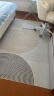 布迪思地毯客厅地毯卧室茶几沙发毯可定制北欧简约现代满铺加厚防滑垫 奶油线条 140*200cm小客厅 晒单实拍图