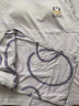 顶瓜瓜纯棉睡衣女带胸垫夏季短袖七分裤宽松舒适可外穿家居服套装 STS 2617-D# XL（建议120-140斤） 晒单实拍图