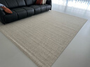 赛波斯大宅标配耐脏宝藏羊毛客厅地毯极简轻奢高级感卧室茶几毯青山美宿 大宅标配（素色米驼） 240cm*350cm （适合3~3.5米沙发） 实拍图