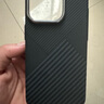 梵皓伊 磁吸碳纤凯夫拉纹理适用新款苹果15promax手机壳iPhone14pro亲肤感超薄防摔套17pro/16轻奢高级感 凯夫拉纹【竖条波浪】内置磁吸+磨砂碳纤维防指纹 iPhone16Proma 实拍图
