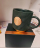星巴克（Starbucks）墨绿色条纹女神铭牌马克杯340ml咖啡杯陶瓷杯水杯男士女士礼物 实拍图