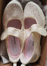 斯凯奇（Skechers）2023网面女鞋休闲鞋平底单鞋舒适玛丽珍鞋104345 乳白色 38  晒单实拍图