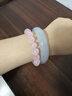 周大生玛瑙玉髓手串女款紫水晶石手链串珠DIY搭配送女友闺蜜生日礼物 粉水晶手串（霞色10mm） 实拍图