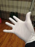 英科医疗（INTCO）一次性手套防护白色丁腈加厚耐用食品级丁晴白色橡胶手套 M中码 晒单实拍图