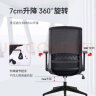 震旦（AURORA）办公椅电脑椅 人体工学椅 透气家用转椅 升降座椅 CELA02黑色 实拍图